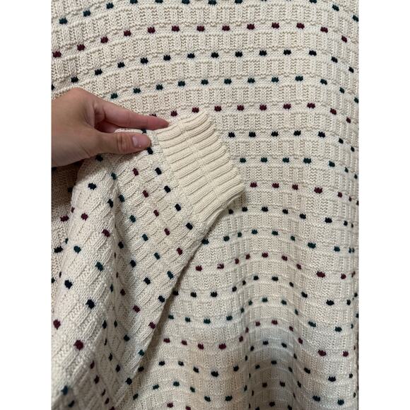Vintage PECONIC BAY TRADERS Made in USA Size XXL Cotton‎ Knit Sweater - Picture 6 of 10